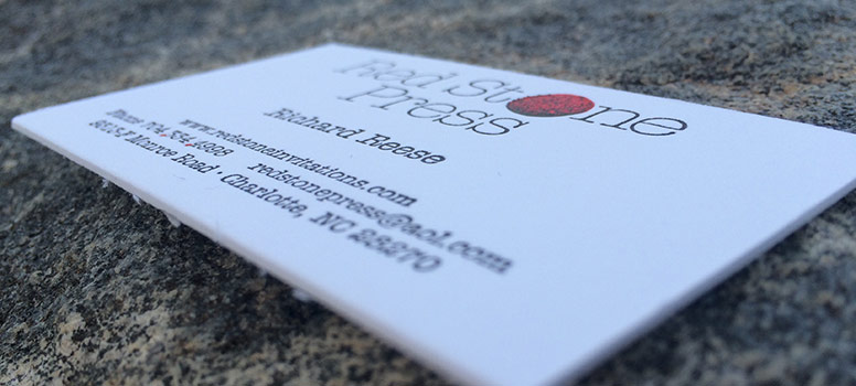 Red Stone Press Business Card