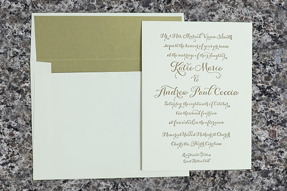 Chalet Invitation with Envelope