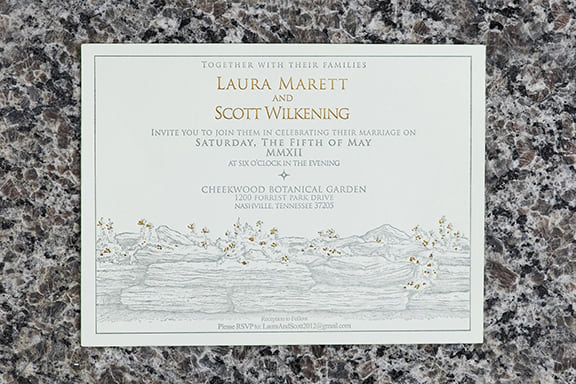 Garden Wall Invitation