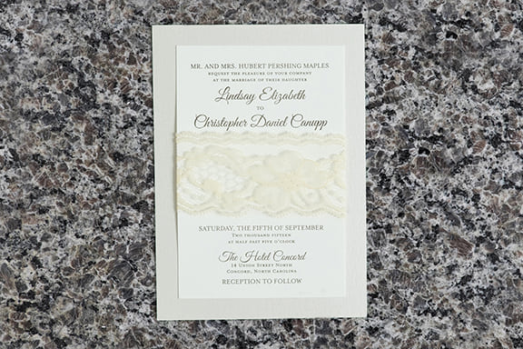 Lace Invitation