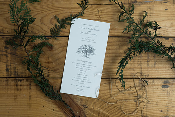 Old Oak Tree Invitation