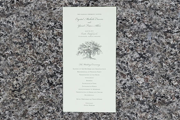 Old Oak Tree Invitation