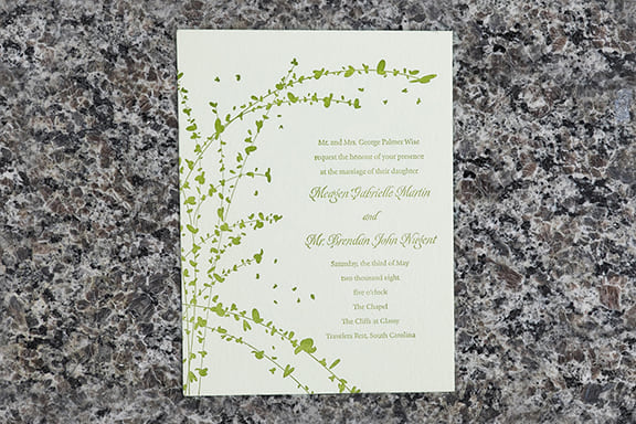 Vines Invitation