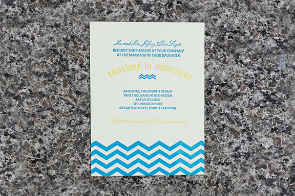 Waves Invitation