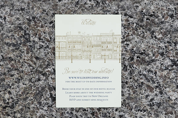 Big Easy Pocket Folder Website Card