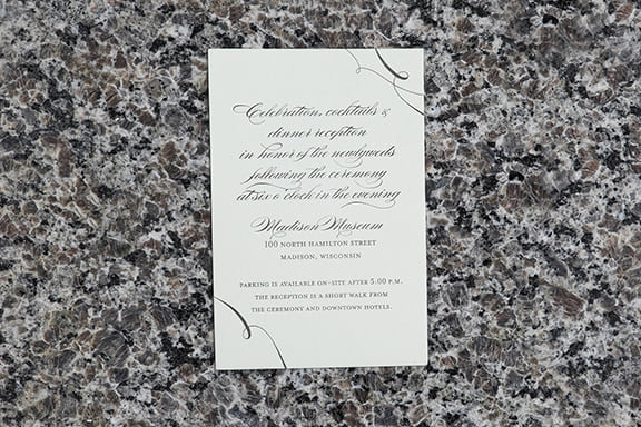 Purple Packet Reception Card