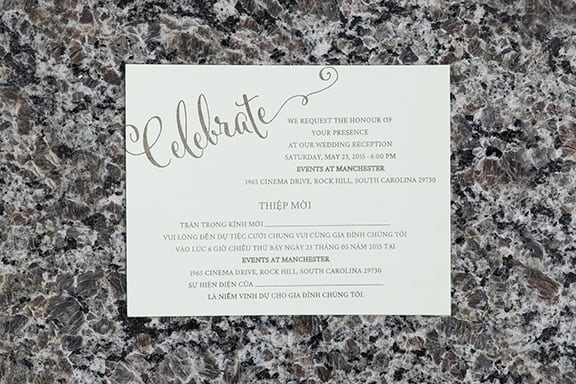 Mini Pocket Reception RSVP