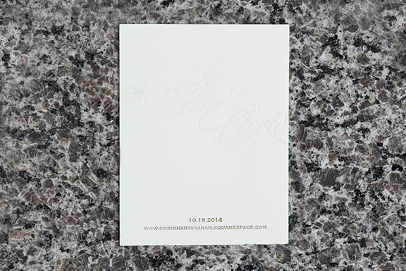 White on White Save the Date