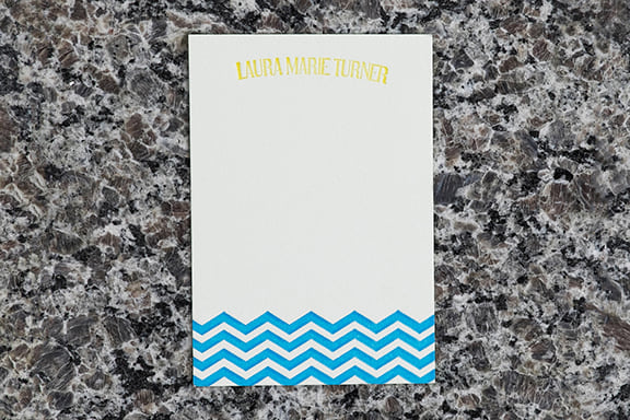 Waves Thank You Card