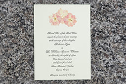 Pink Larkspur Invitation