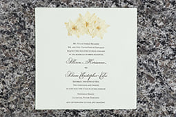 White Larkspur Invitation