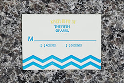 Waves RSVP Card