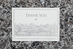 Garden Wall Thank You Card