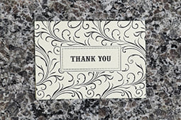 Stage Coach Thank You Card